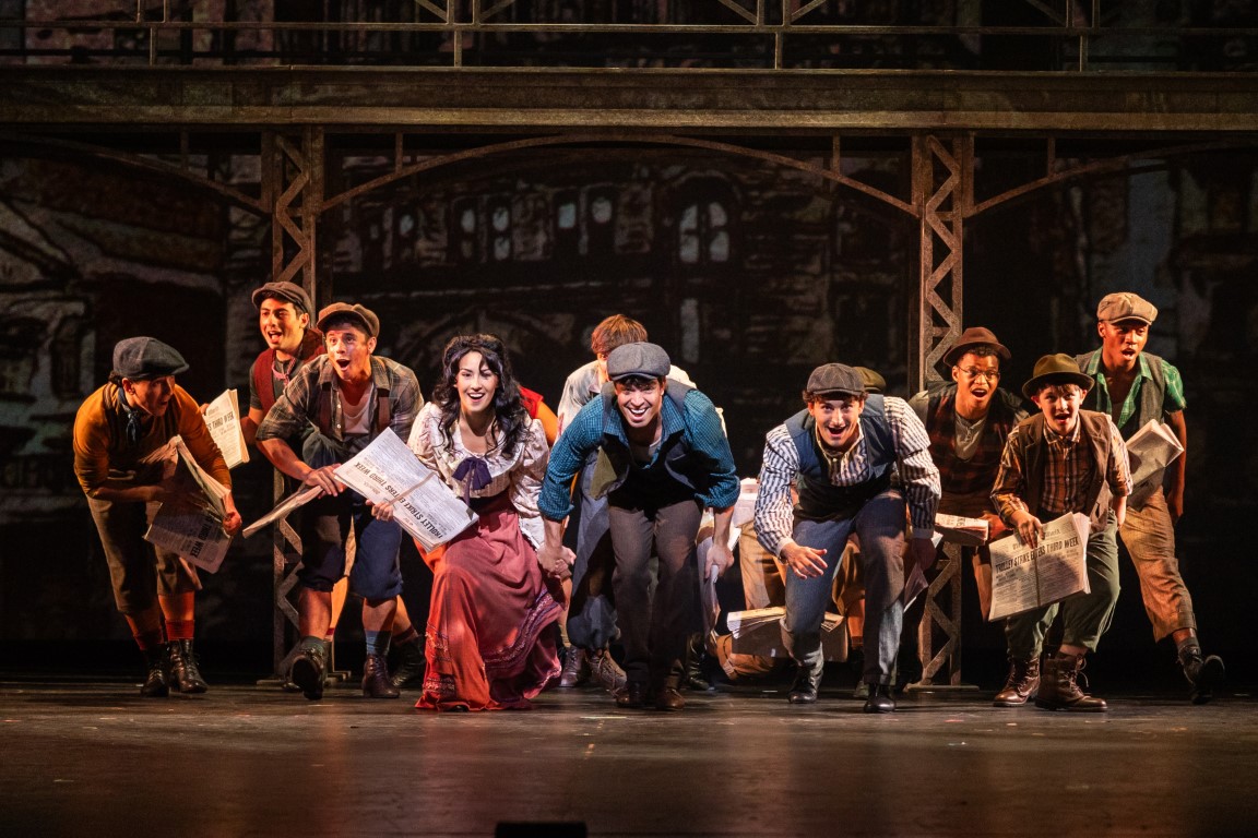 16 TUTS Newsies The Cast of Newsies Photography by Melissa Taylor