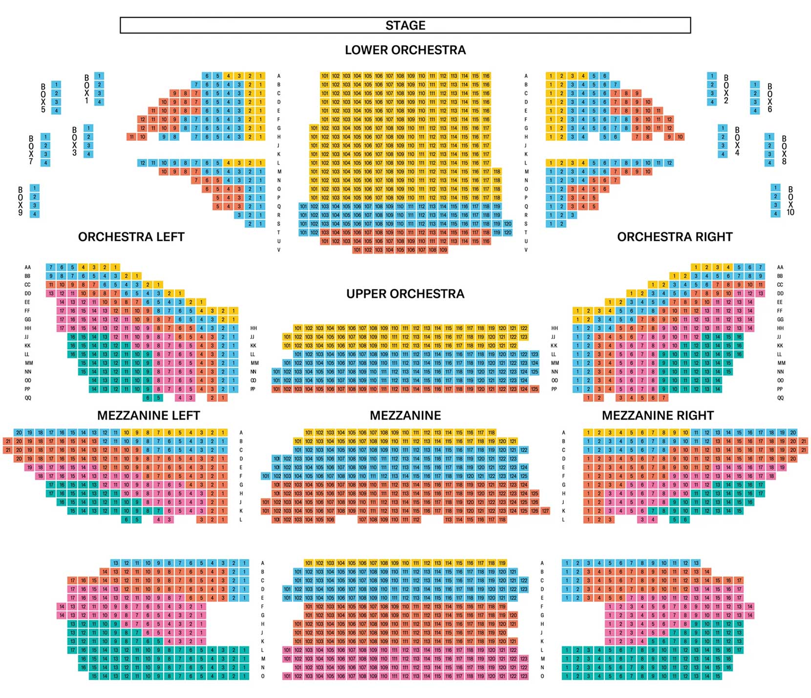 SEAT MAP OPTIONS SEAT MAP OPTIONS